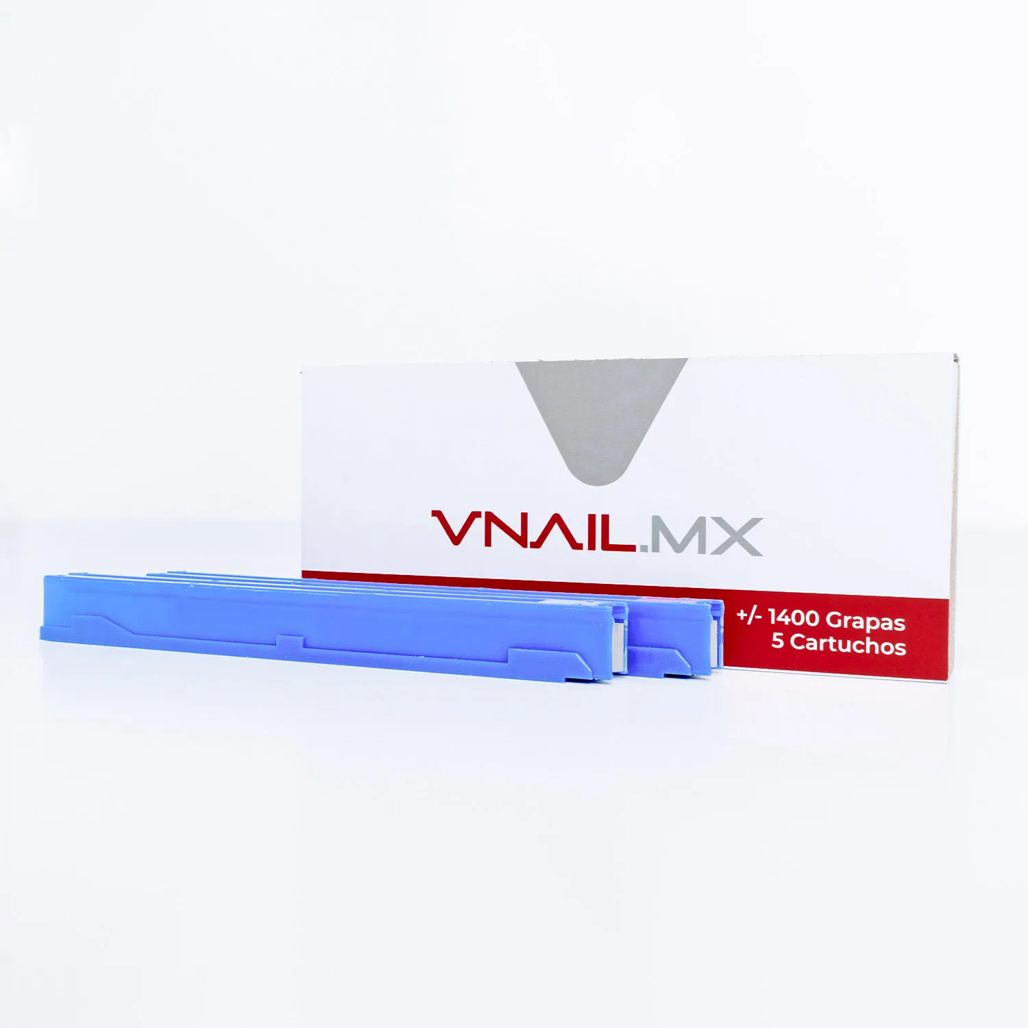 Grapa VNAIL en cargador HW de medida 12mm (5 cartuchos) – Grapas de ensamble M&M Box