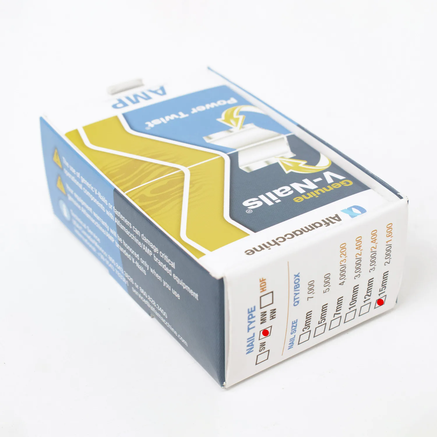 Caja de grapas de ensamble HW de medida 15mm tipo AL – Grapas de ensamble M&M Box