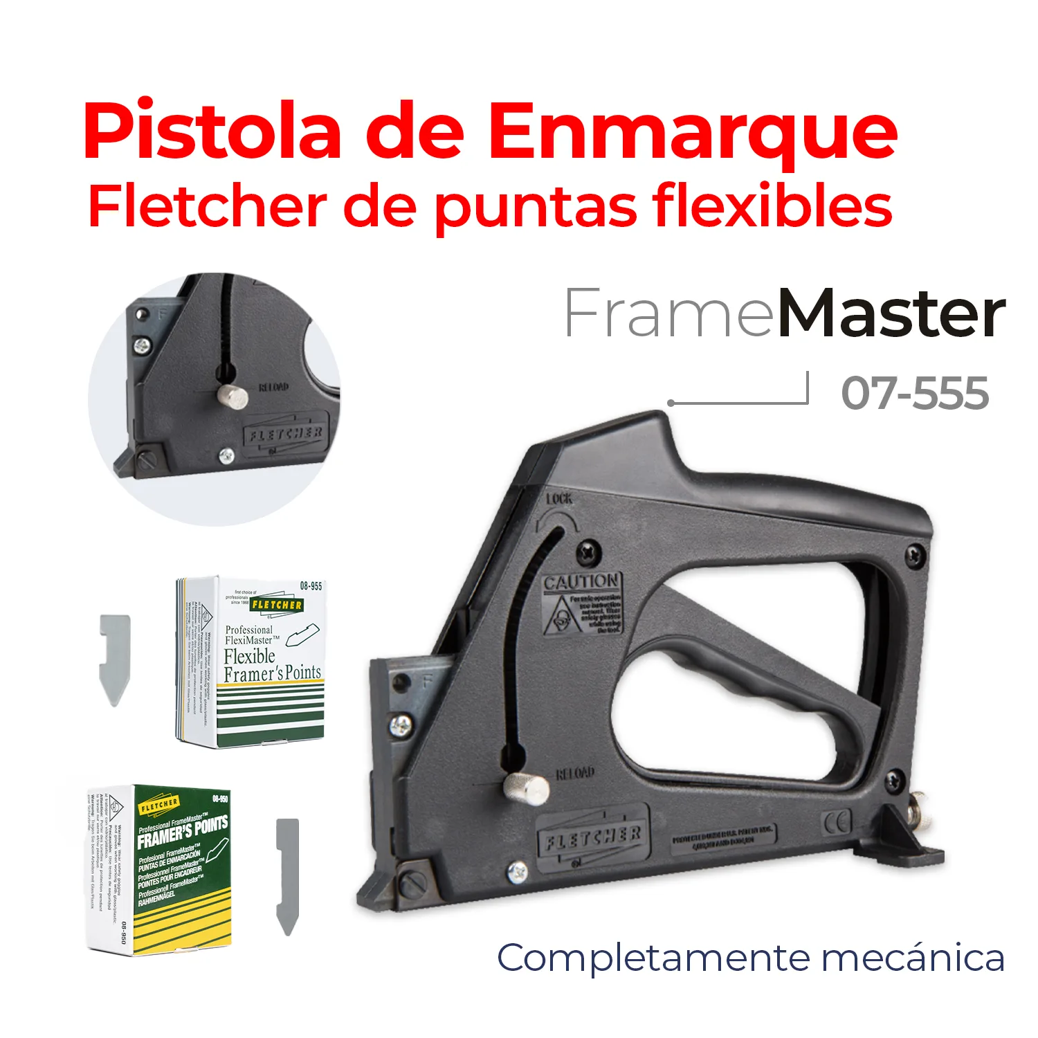 Pistola Frame Master – Pistolas de enmarcado M&M Box